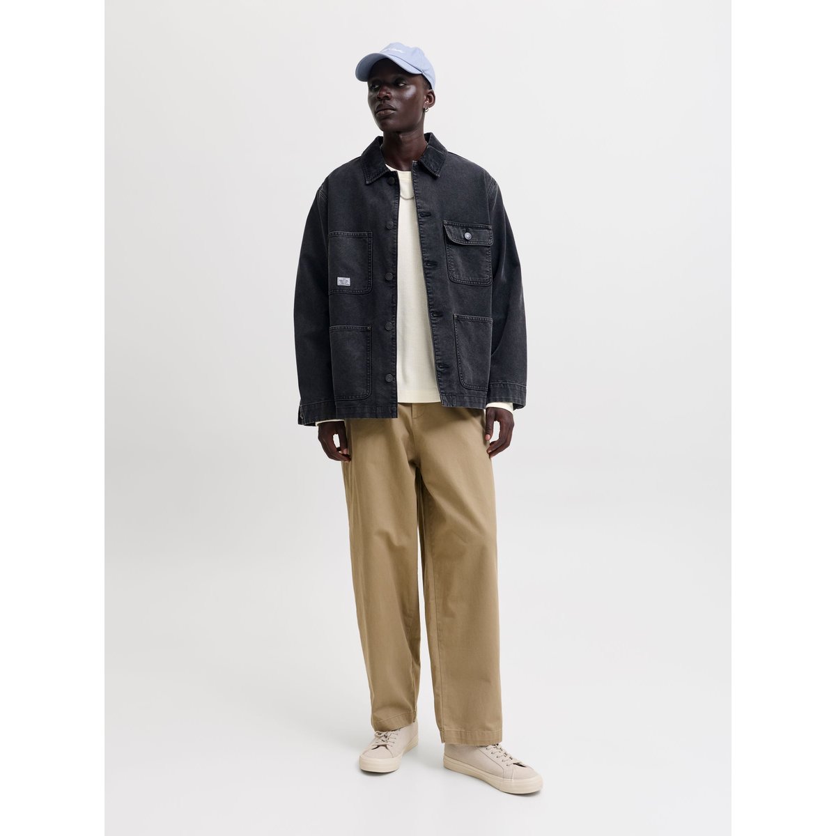T-Shirt À Manches Longues antique white, JACK & JONES
