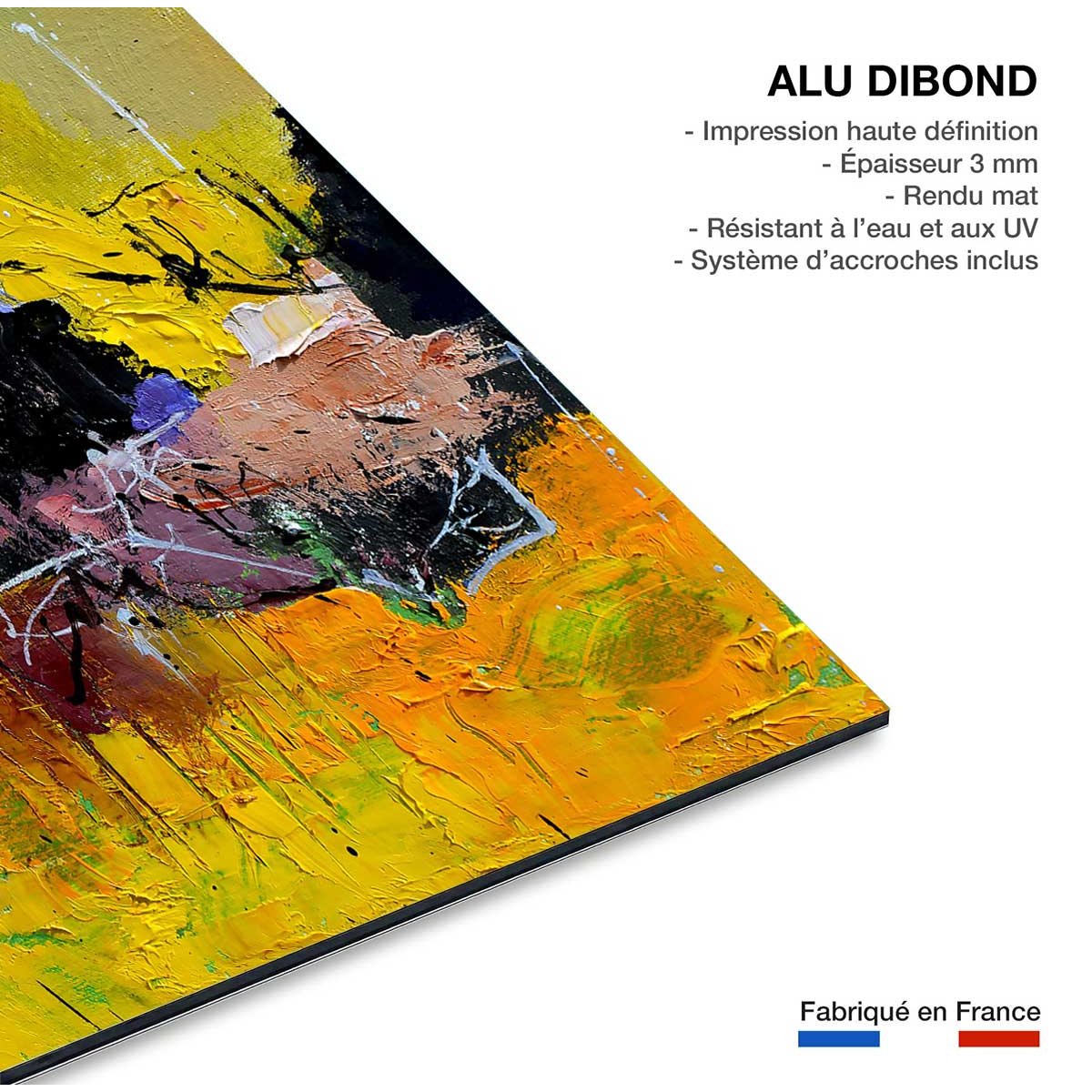 Tableau profondeur abyssale tableau alu dibond, HEXOA