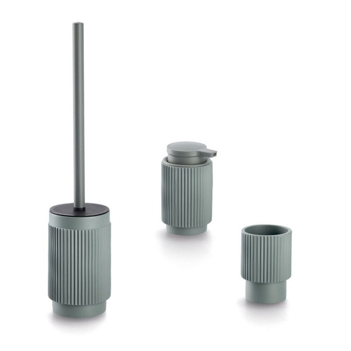 Gobelet brosses à dents design vert olive, ZELLER PRESENT