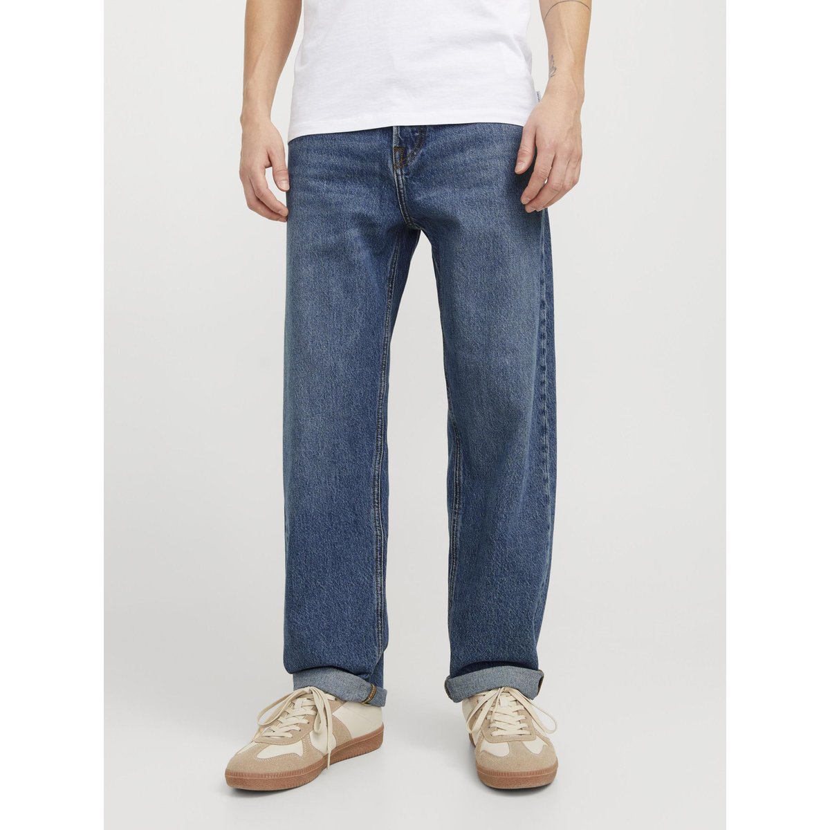 Jean À Coupe Ample blue denim, JACK & JONES