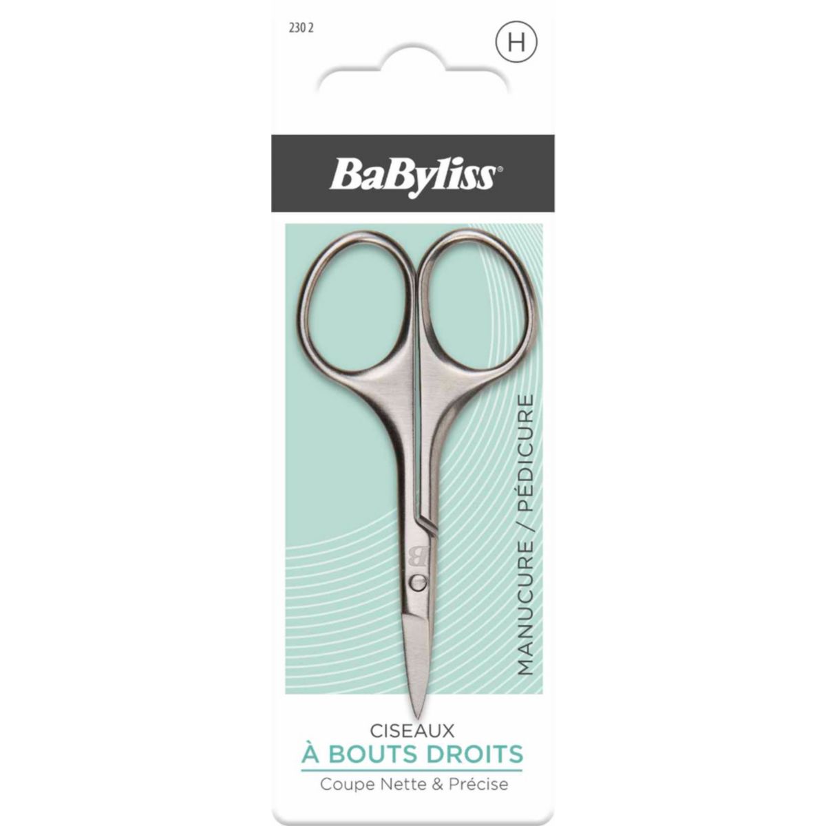 Ciseau À BOUTS DROITS couleur unique, BABYLISS