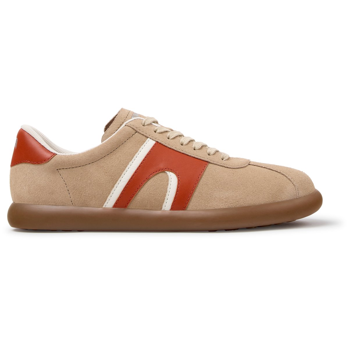 Baskets Pelotas Soller Suede Leather beige clair 036, CAMPER