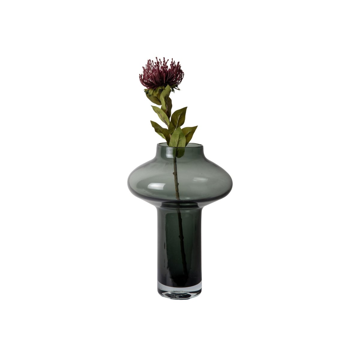 Vase Verre ASOMBROSO gris foncé, PRESENT TIME