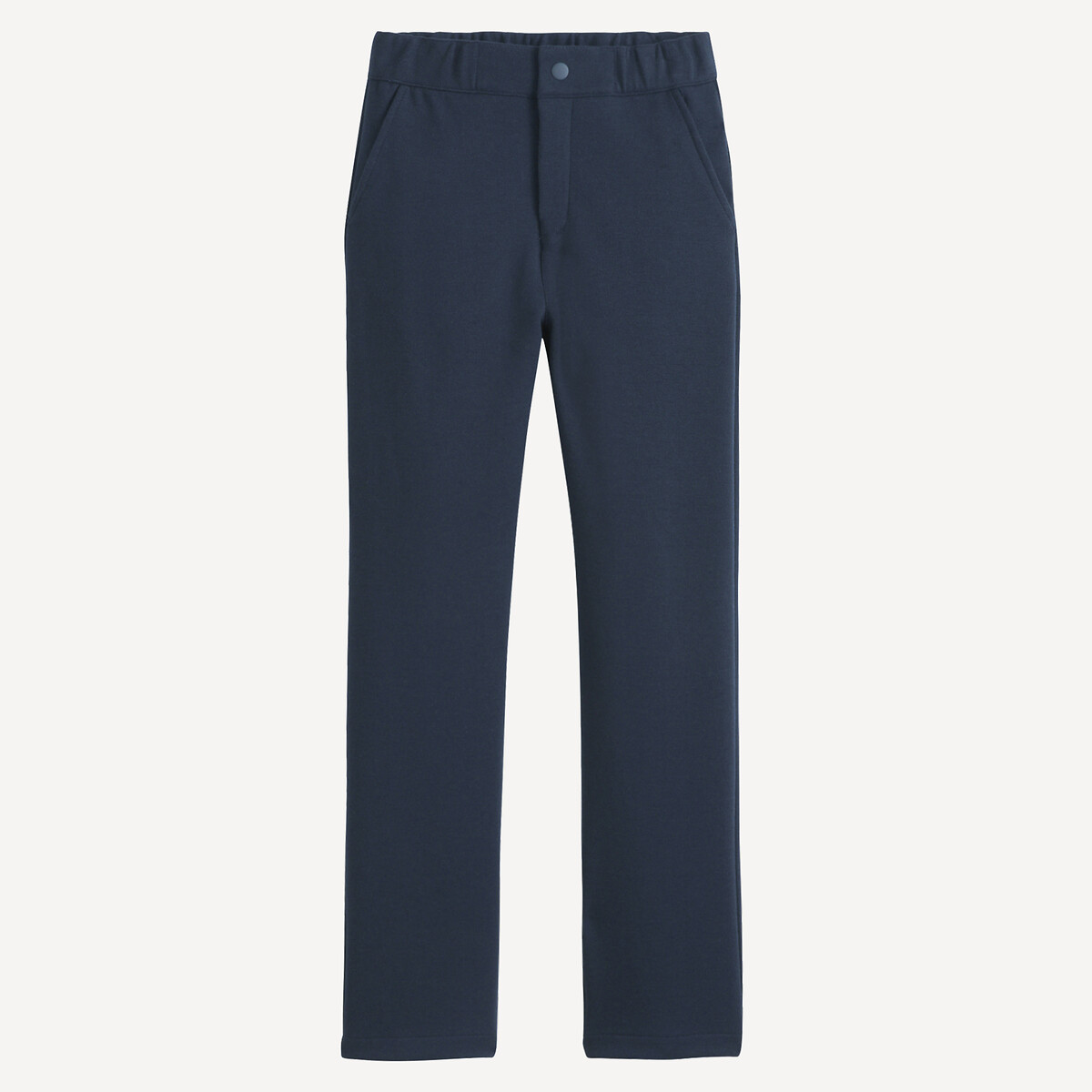 Cotton Jogging Trousers navy blue, LA REDOUTE COLLECTIONS
