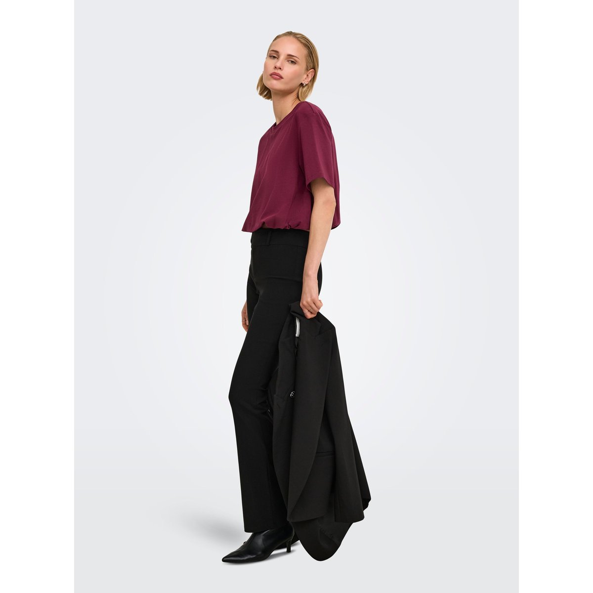 Top violette - maroon banner 1, ONLY