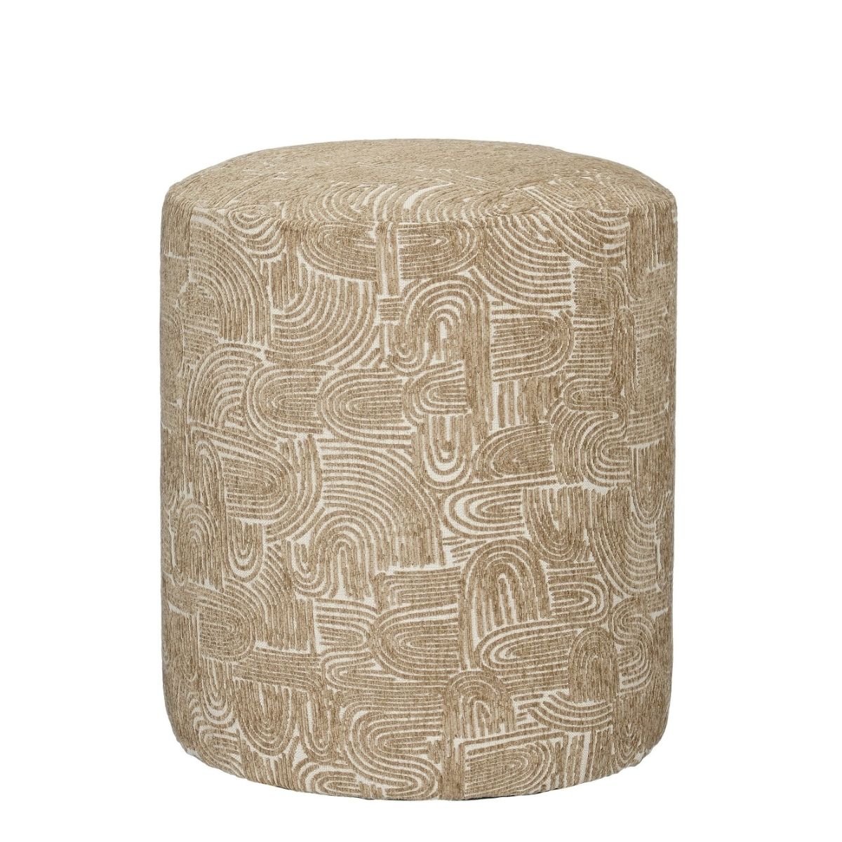 Tabouret GROOVE beige, MICA DECORATIONS