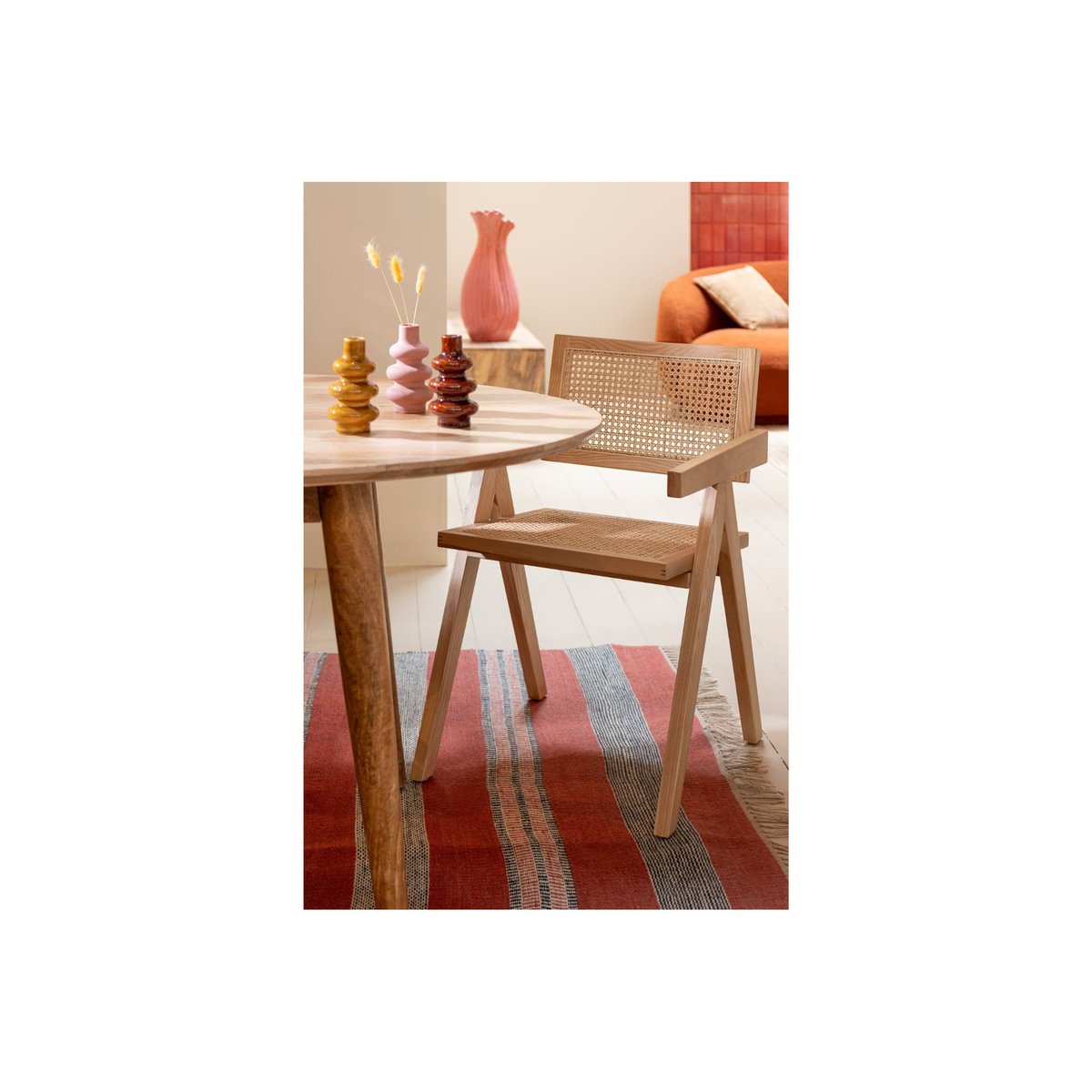 Table à manger ovale en manguier naturel 10 places L200 - CAMILA bois clair, HELLIN, DEPUIS 1862