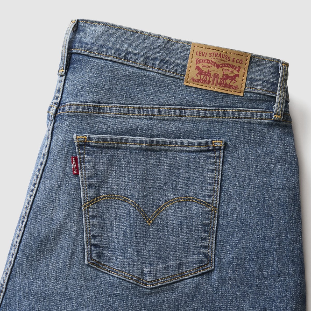 Bermuda galbant bleu - camp denim short plus, LEVI'S