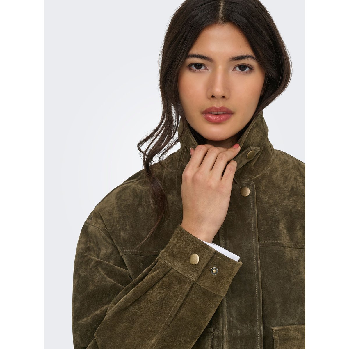 Veste En Daim slate black, ONLY