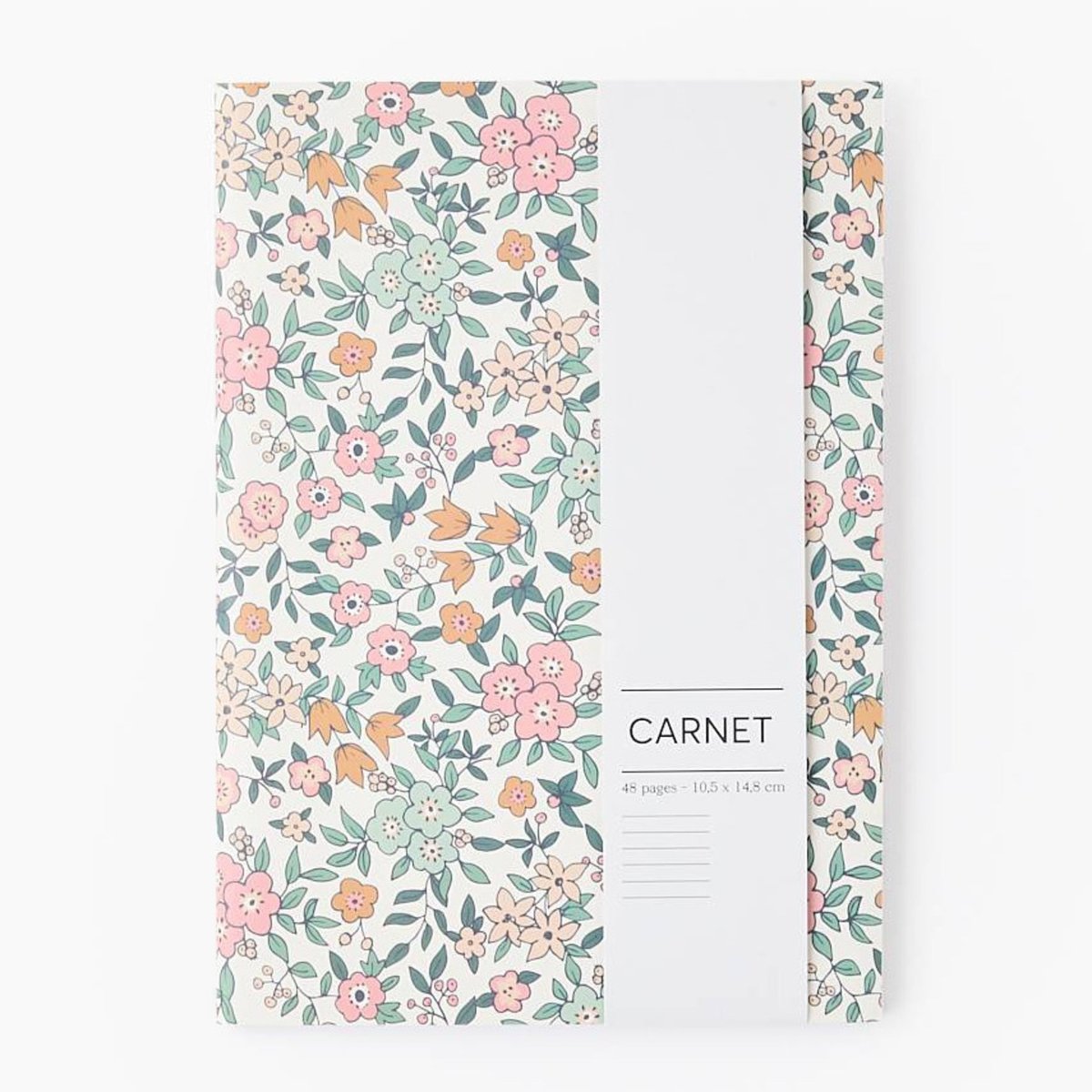 Carnet A6 ligné, 48 pages amaretti, MONOPRIX