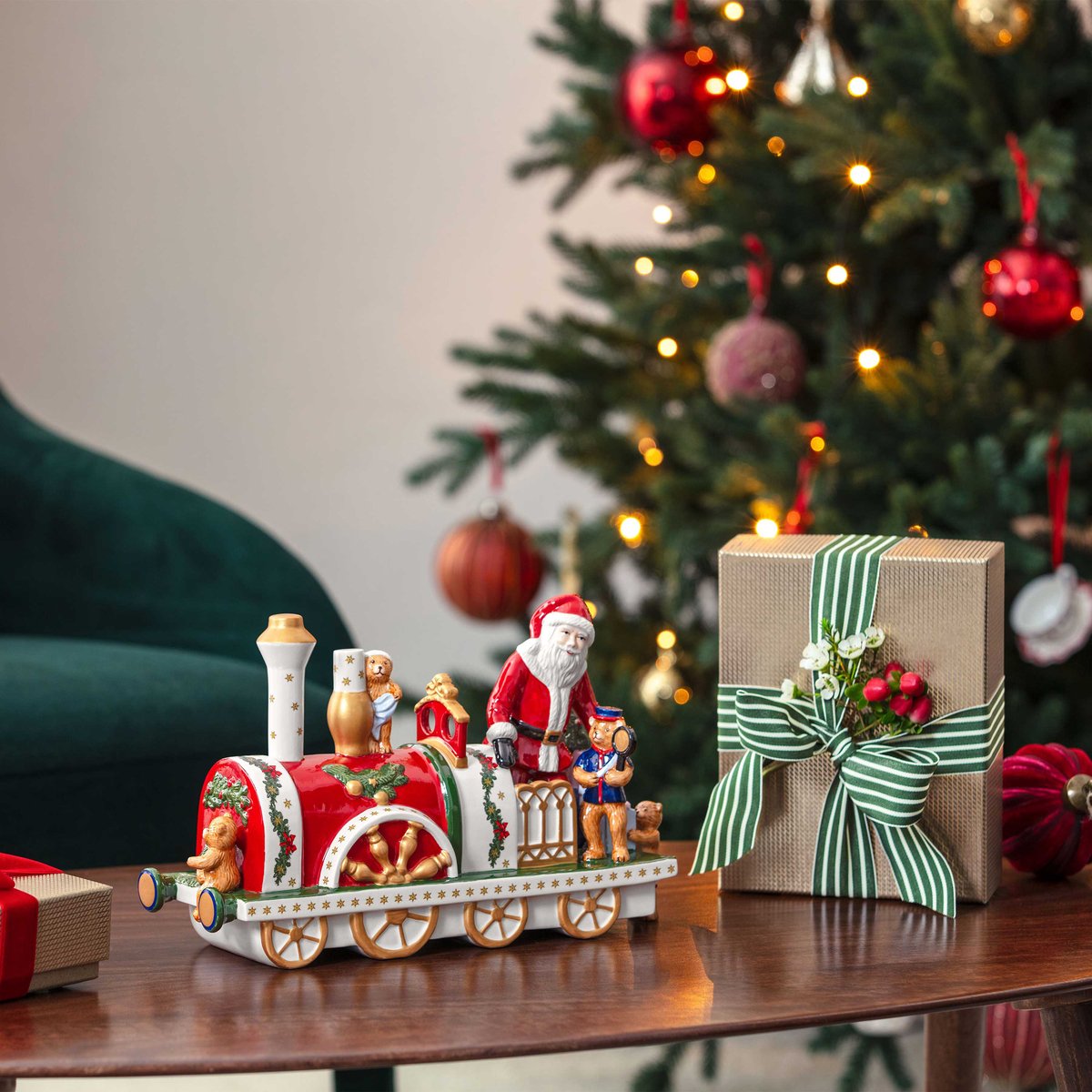 Locomotive CHRISTMAS TOYS couleur unique, VILLEROY & BOCH