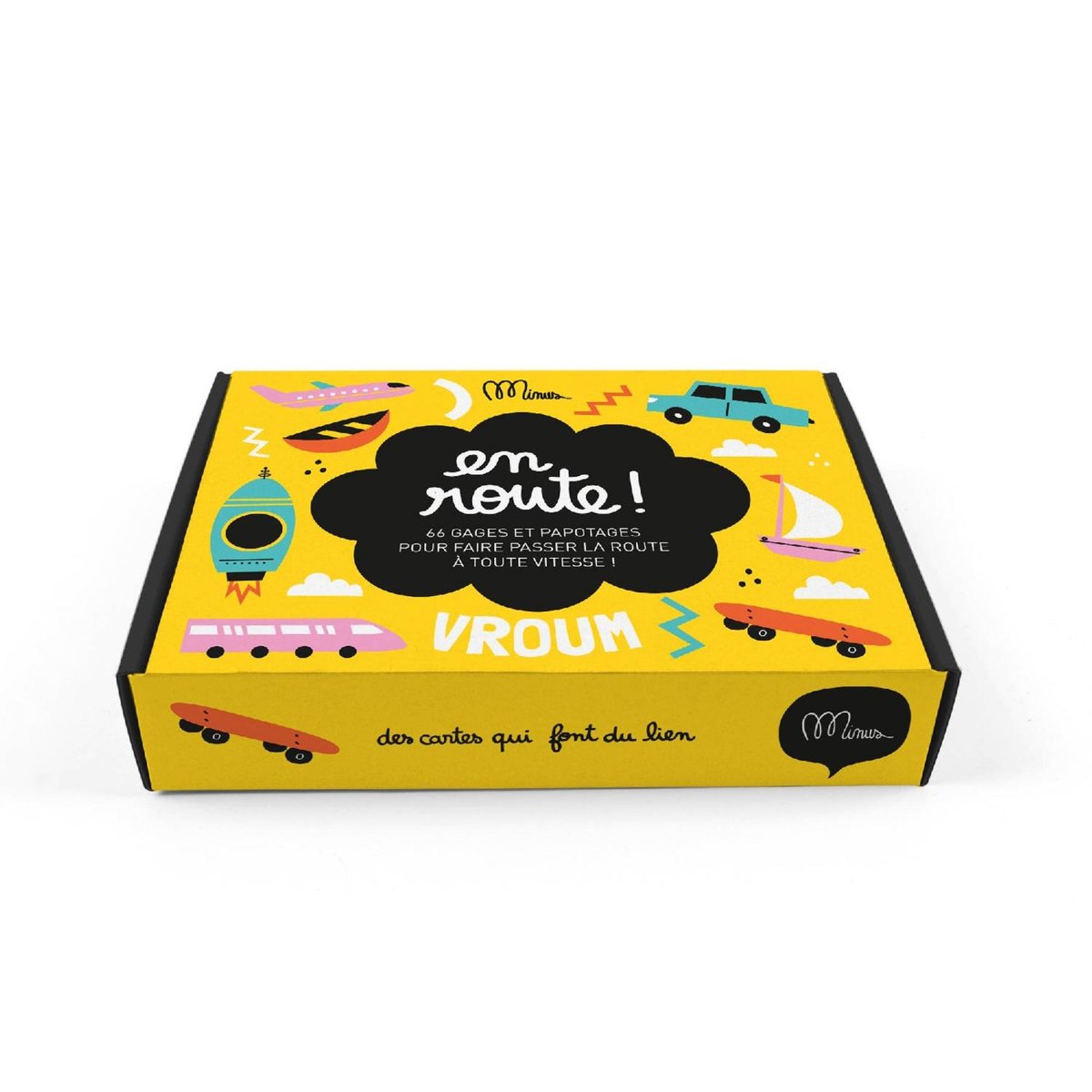 Jeu lanceur de discussion - En route ! jaune, MINUS EDITIONS