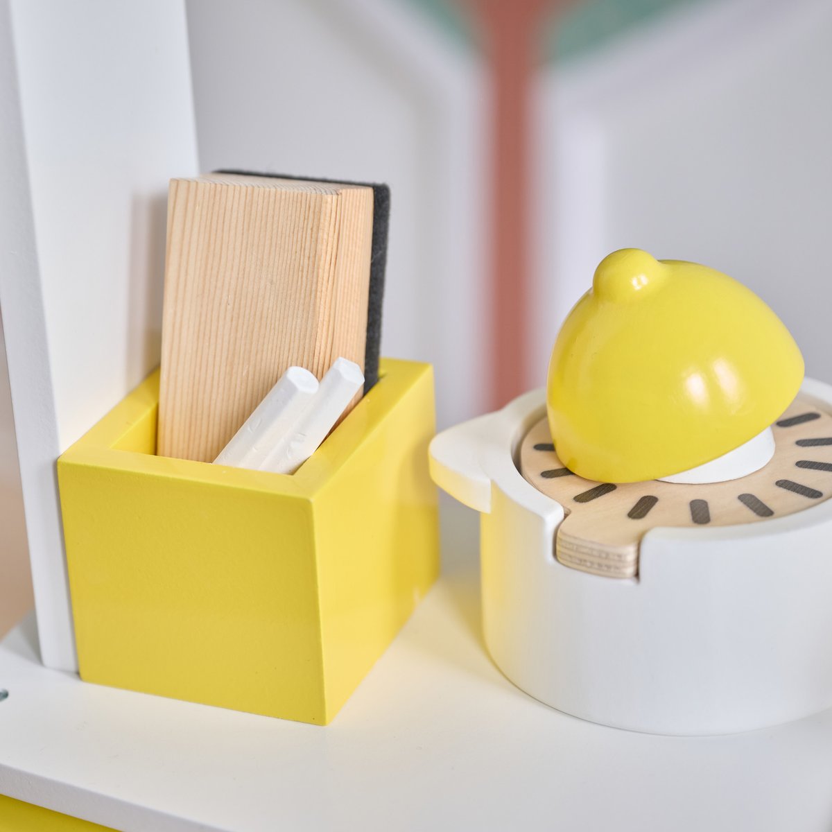 Stand limonade bois 18 accessoires jeu de rôle éducatif, SUNNY CITRUS couleur unique, TEAMSON KIDS