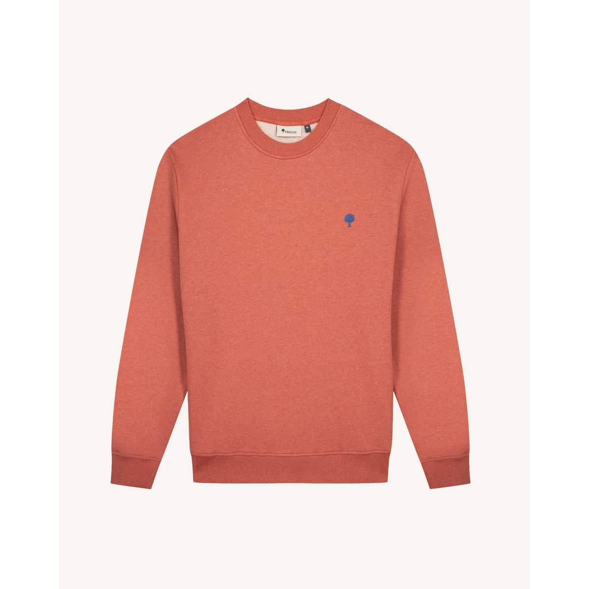 Sweat en molleton rouge brique, FAGUO