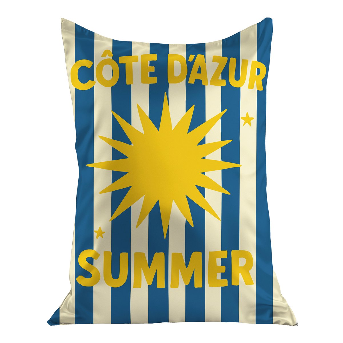 Pouf XL extérieur imperméable Côte d'Azur jaune, MX HOME