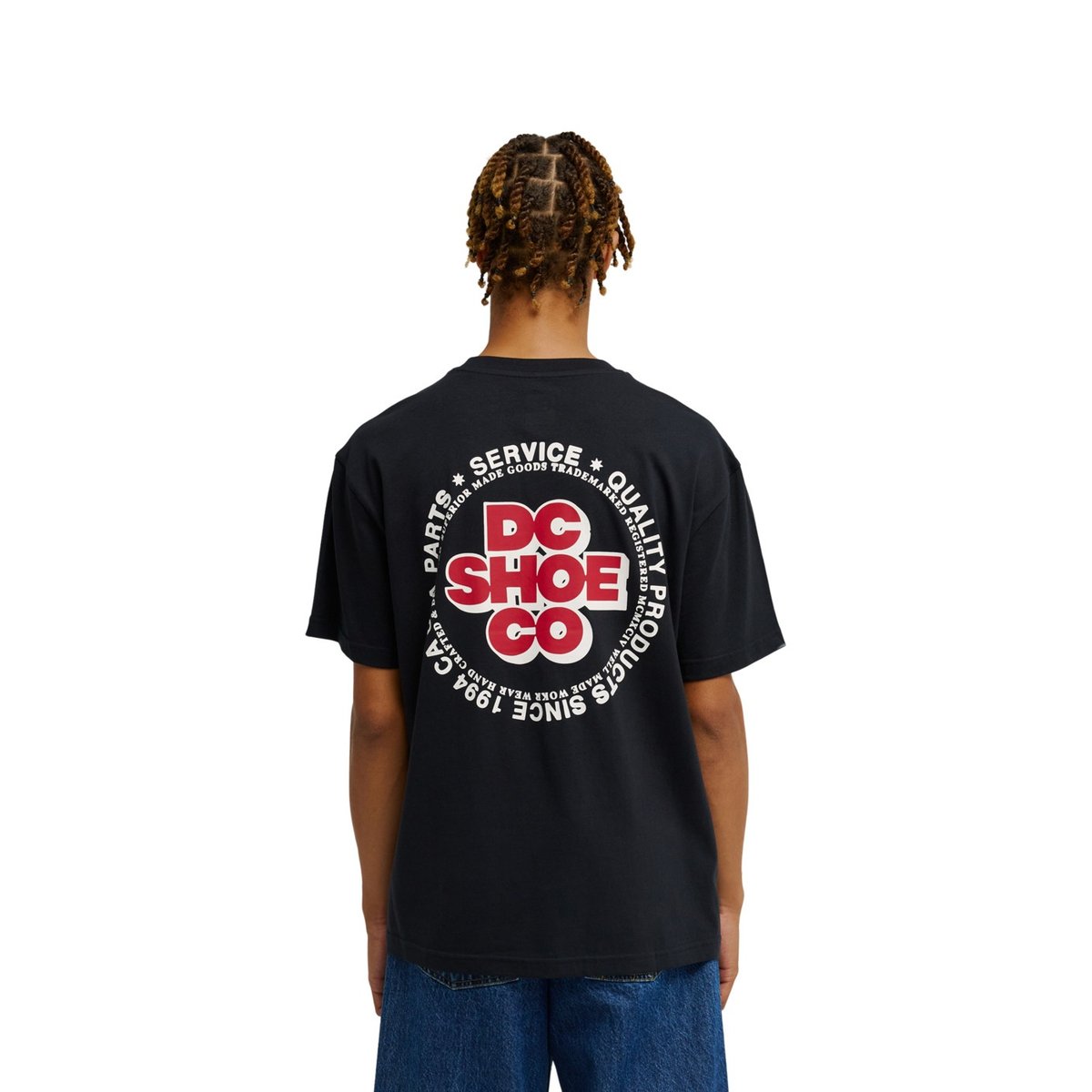 T-Shirt manches courtes WORK CIRCLE. noir black, DC SHOES