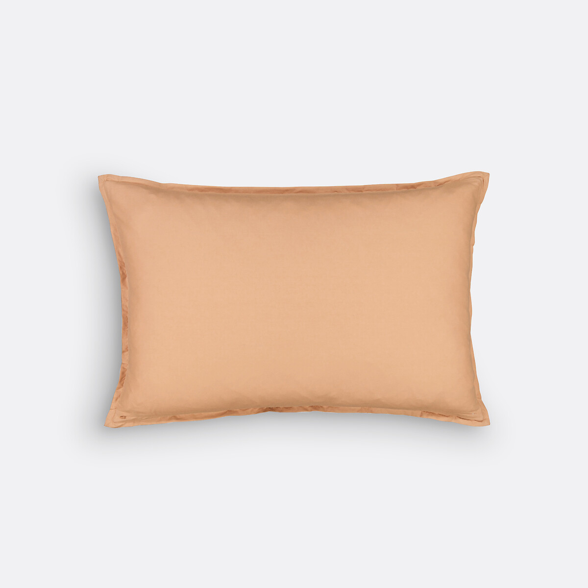 Housse de coussin sherpa et coton lavé XXL Walls ecru/café latte, LA REDOUTE INTERIEURS