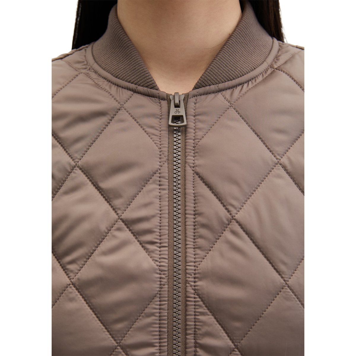 Gilet matelassé escamotable MOP x Function en polyester recyclé marron, MARC O'POLO