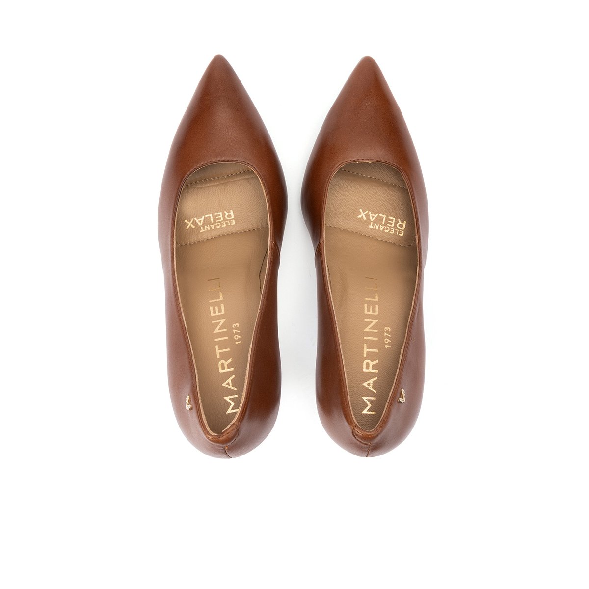 Chaussures à talon cuir Thelma cuero, MARTINELLI