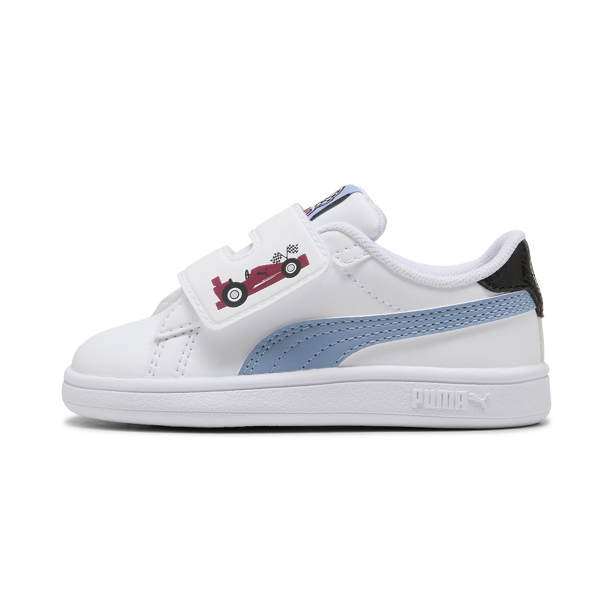 Baskets SMASH 3.0 RACING CREW V blanc/bleu, PUMA