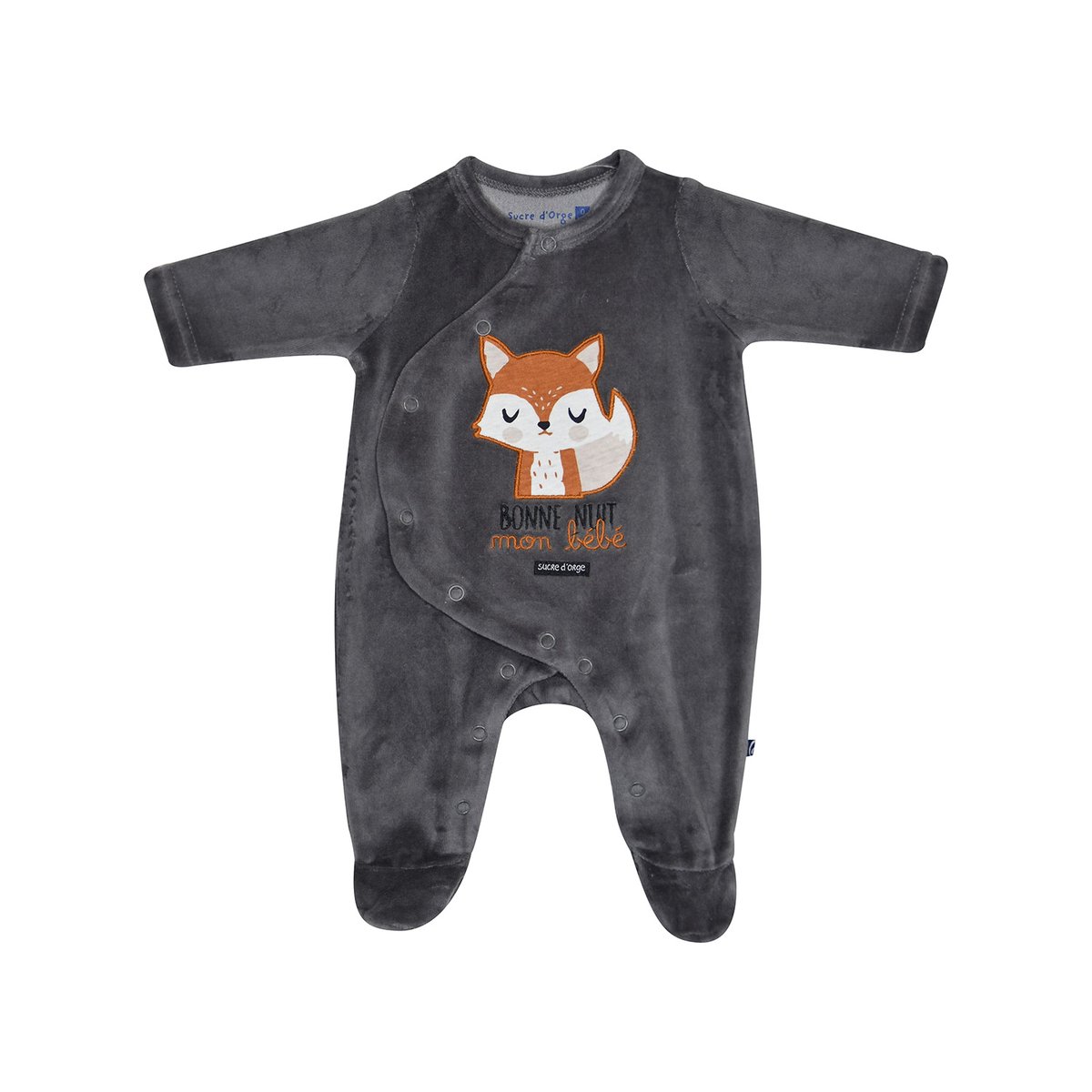 Set naissance mario maille gris, SUCRE D'ORGE