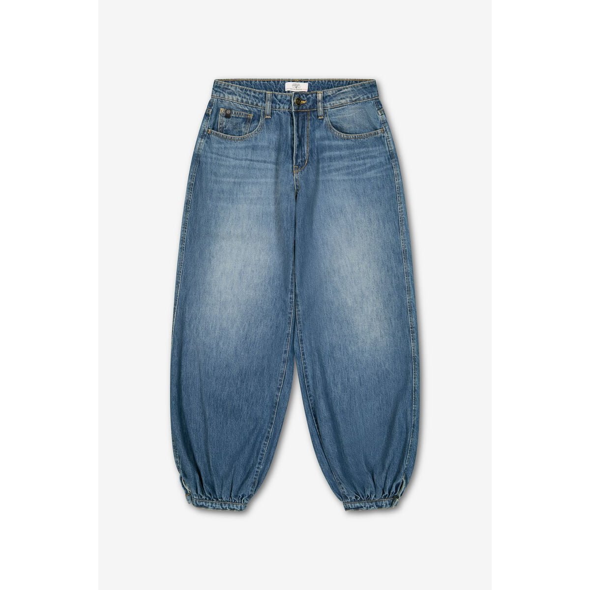 Jeans loose, large , longueur 34 blue, LE TEMPS DES CERISES