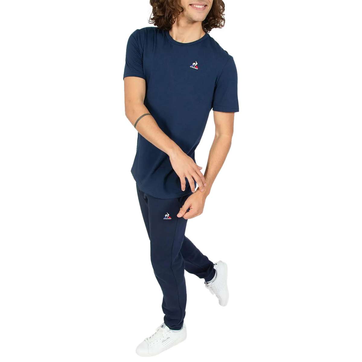T-shirt manches courtes essentiel 2310545 bleu marine, LE COQ SPORTIF