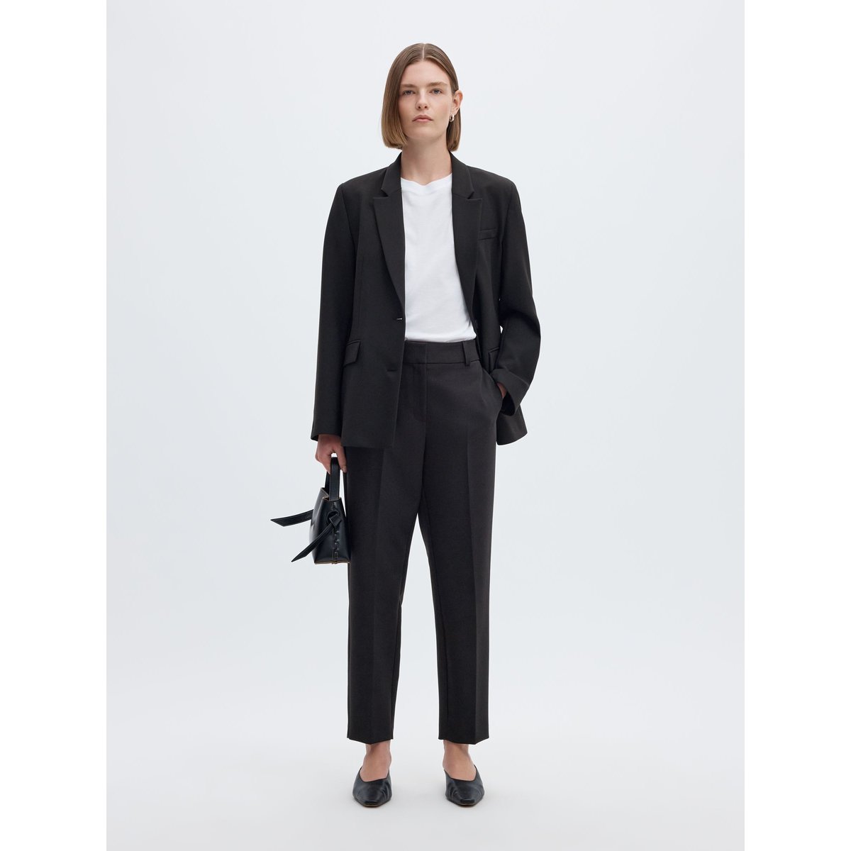Pantalon noir - black, SELECTED
