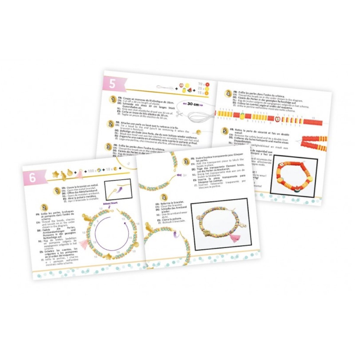 Kit Créatif - Bijoux Heishi rose, BUKI FRANCE