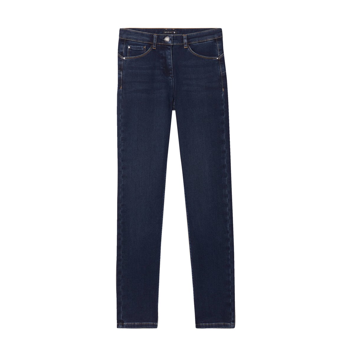 Jean ajusté 5 poches denim brut, BREAL