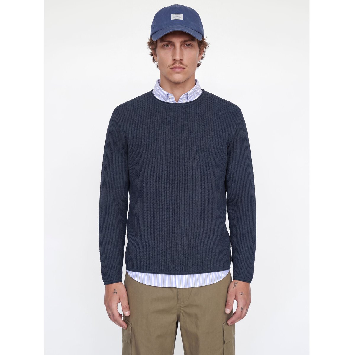 Pull En Maille dark navy, JACK & JONES