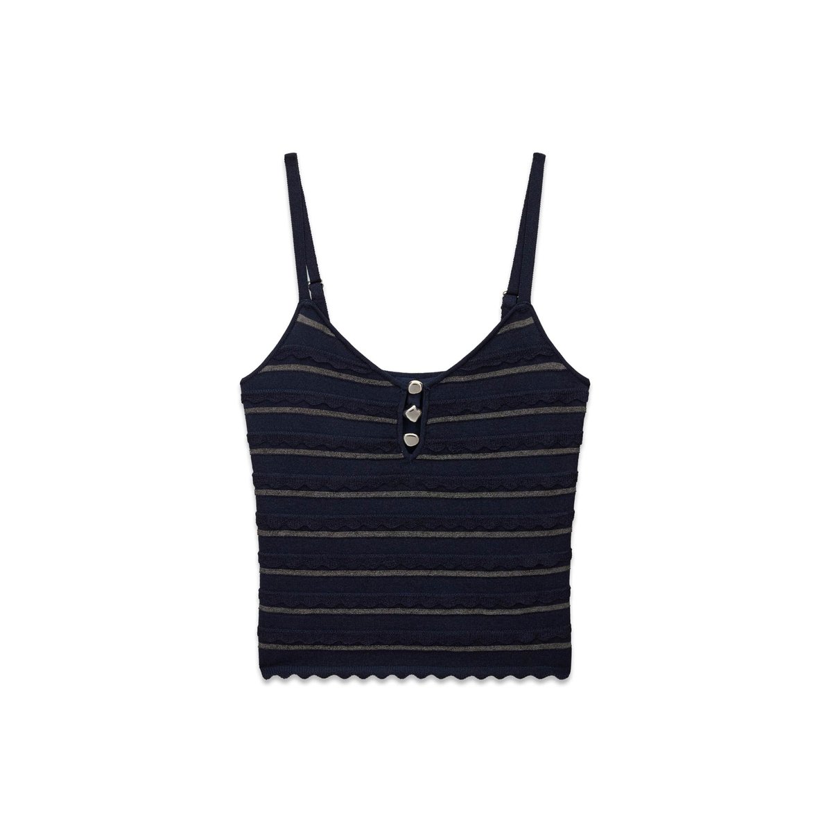 Haut En Maille Rayé bleu foncé, GUESS