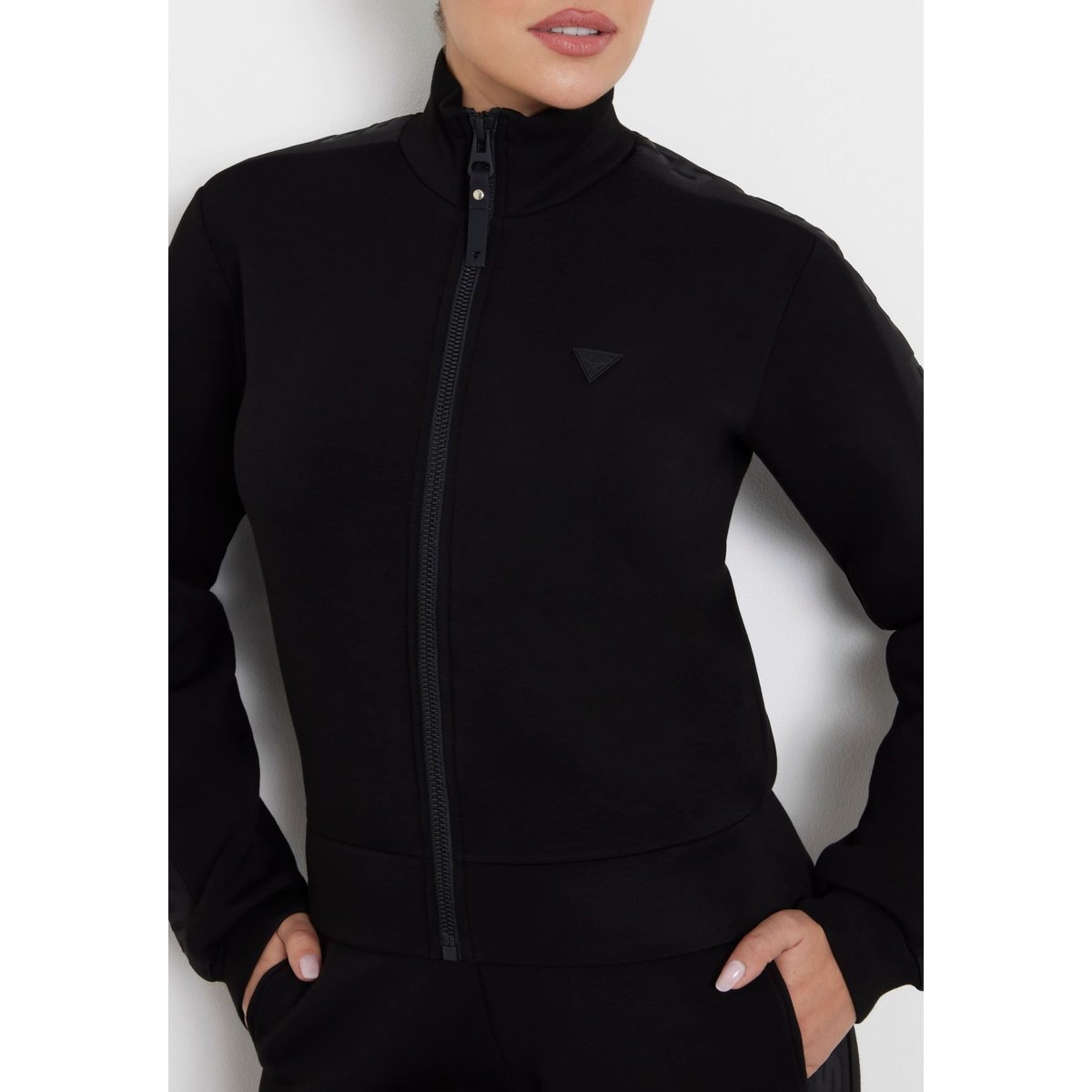 Sweat-Shirt À Bande Logo Sur Le Côté noir multi, GUESS