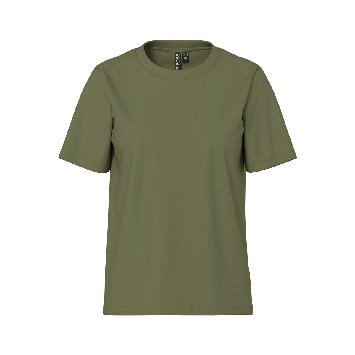 T-Shirt deep lichen green, PIECES