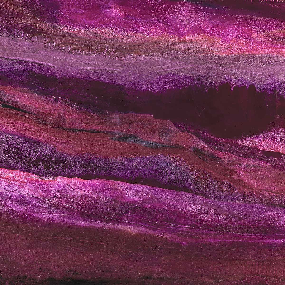 Tableau rose horizon tableau alu dibond, HEXOA