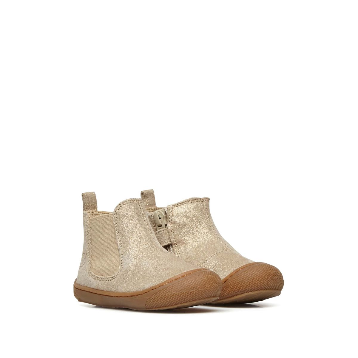 Chealseas Boots Premiers Pas Sally platine, NATURINO