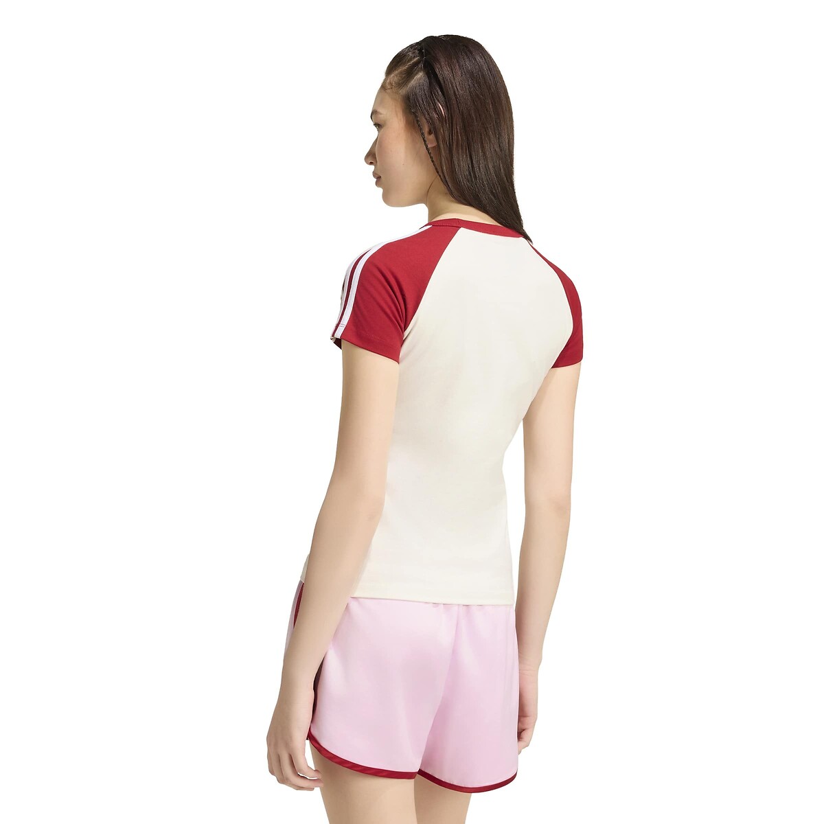 T-shirt manches courtes SUPERSTAR blanc/rouge, adidas Originals