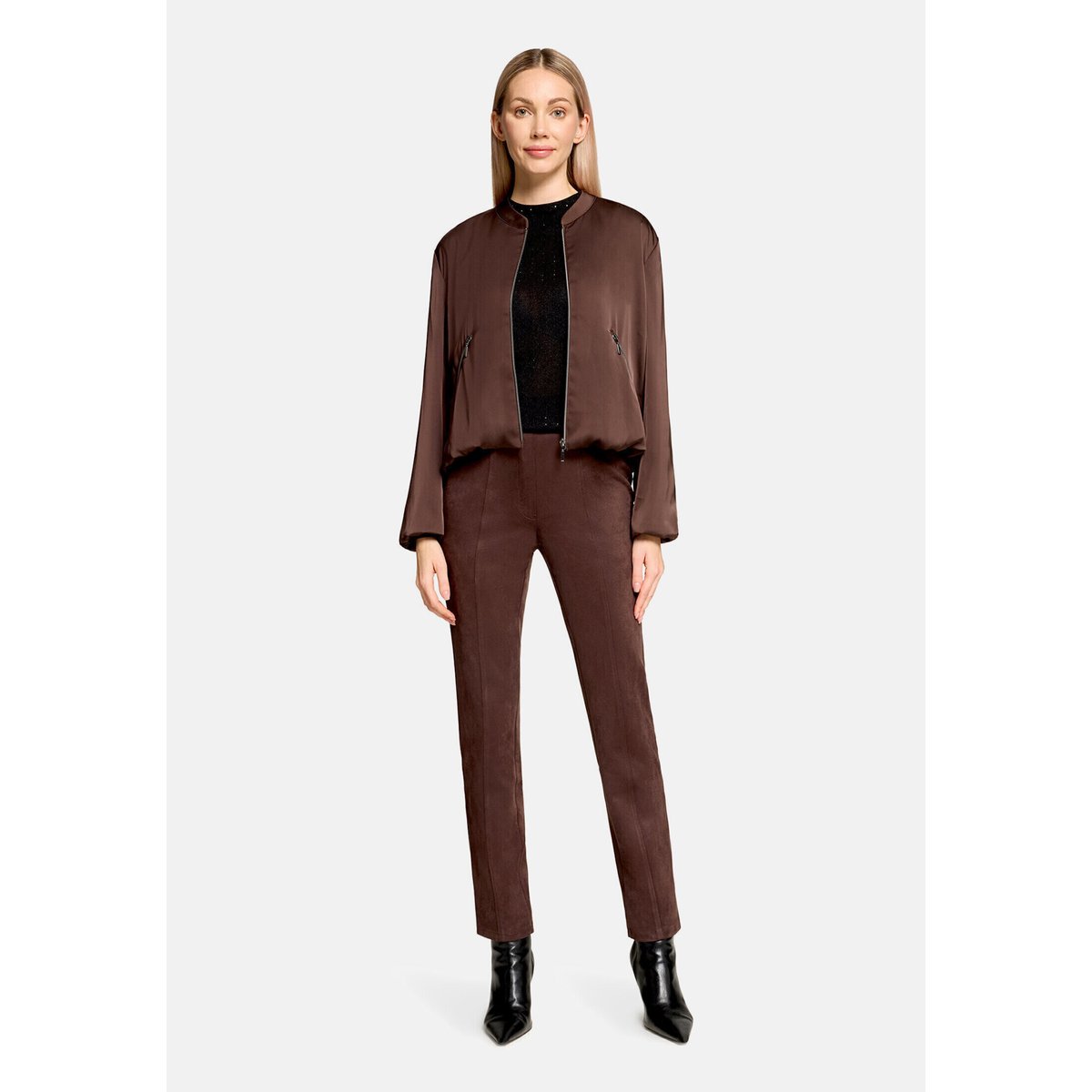 Blouson à manches longues light maroon, BETTY BARCLAY
