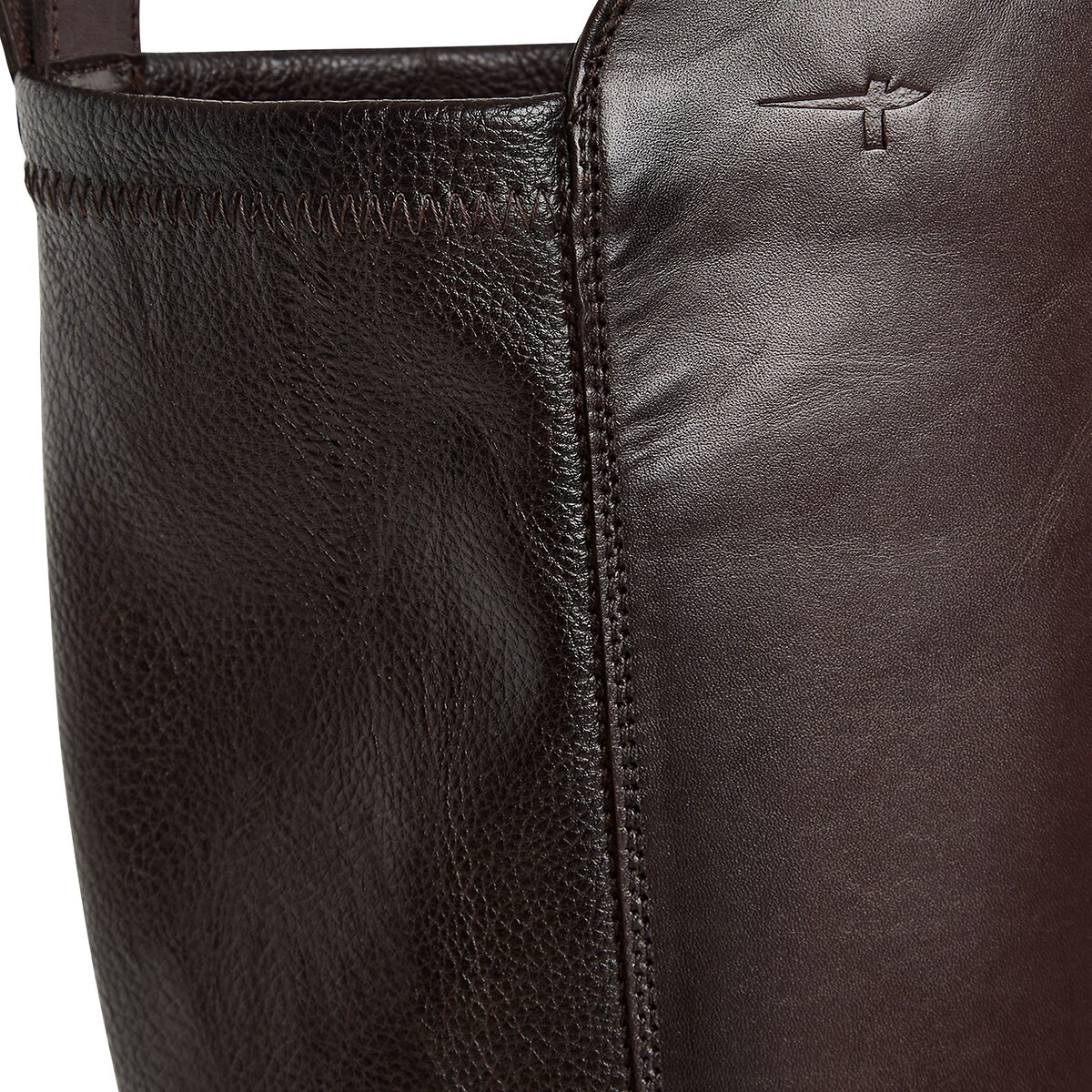 Bottes à talons, en cuir marron foncé, TAMARIS