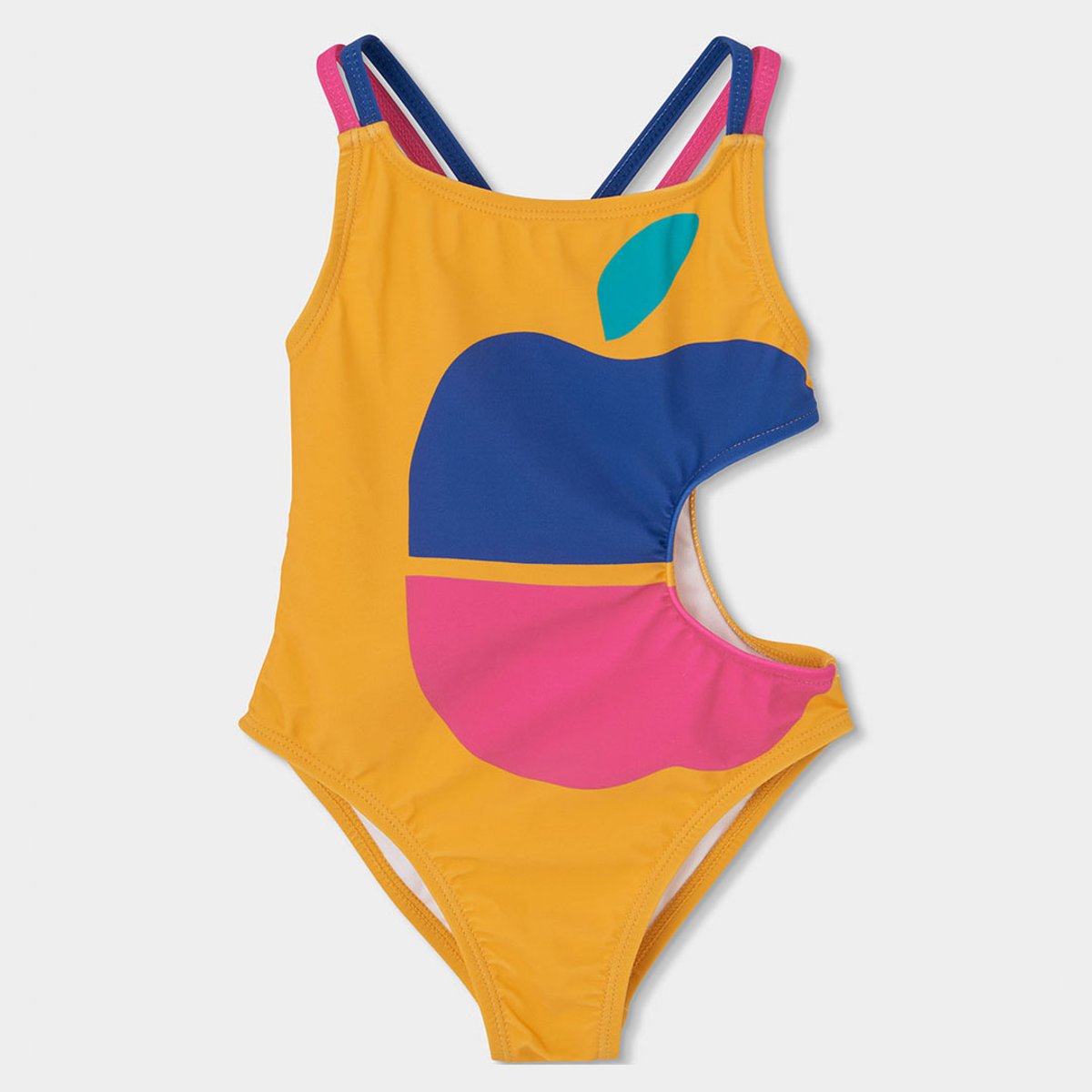 Maillot de bain pour fille jaune, BOBOLI