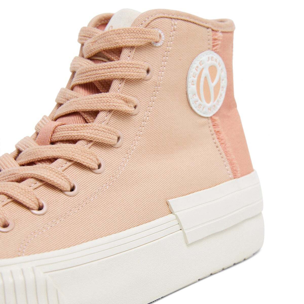 Baskets Type Bottine orange sherbert, PEPE JEANS