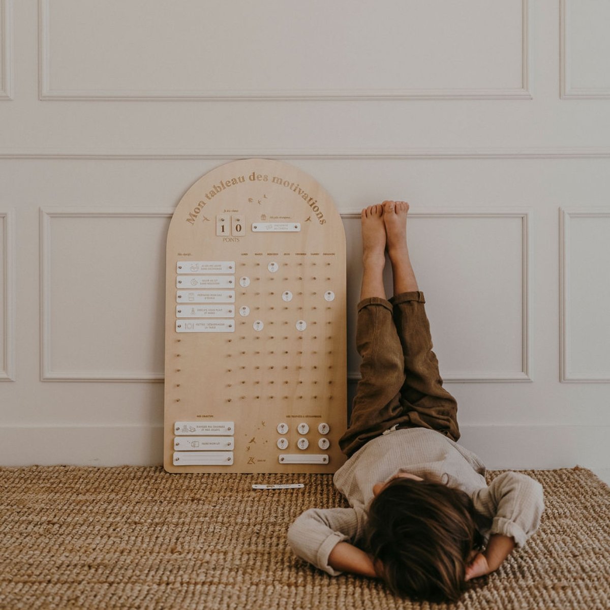 Tableau des motivations beige, ZAKUW