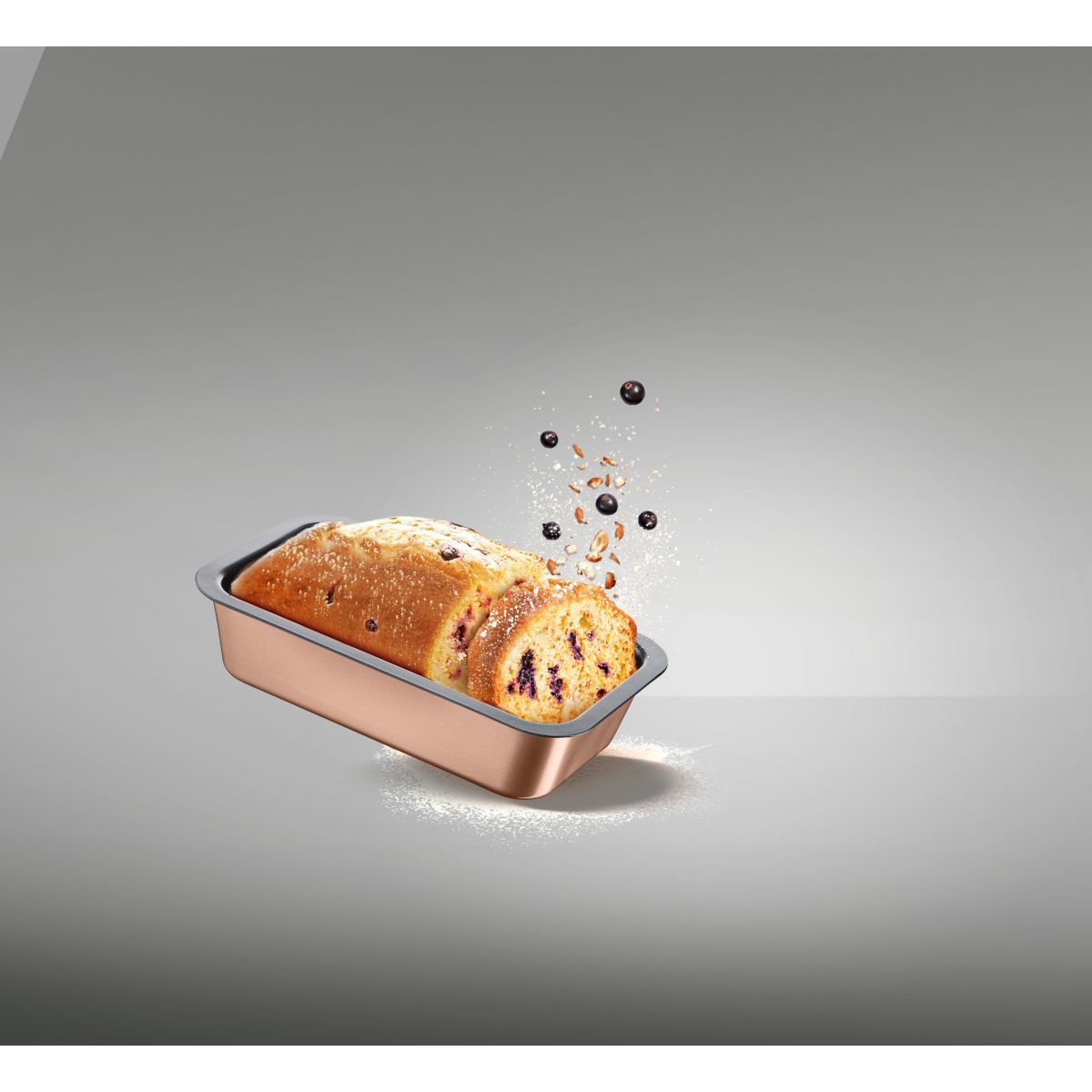 Moule à cake Airbake  23 cm gris, TEFAL