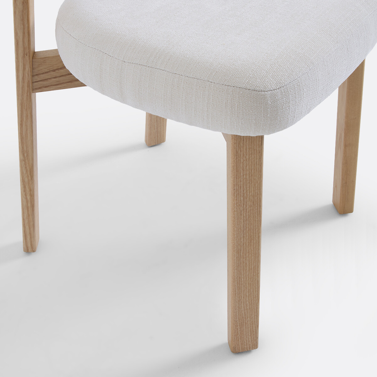 Chaise en frêne massif, Germain ecru, LA REDOUTE INTERIEURS