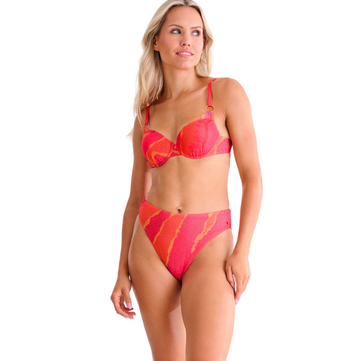 Haut maillot de bain préformé ATLANTIDA orange, LISCA