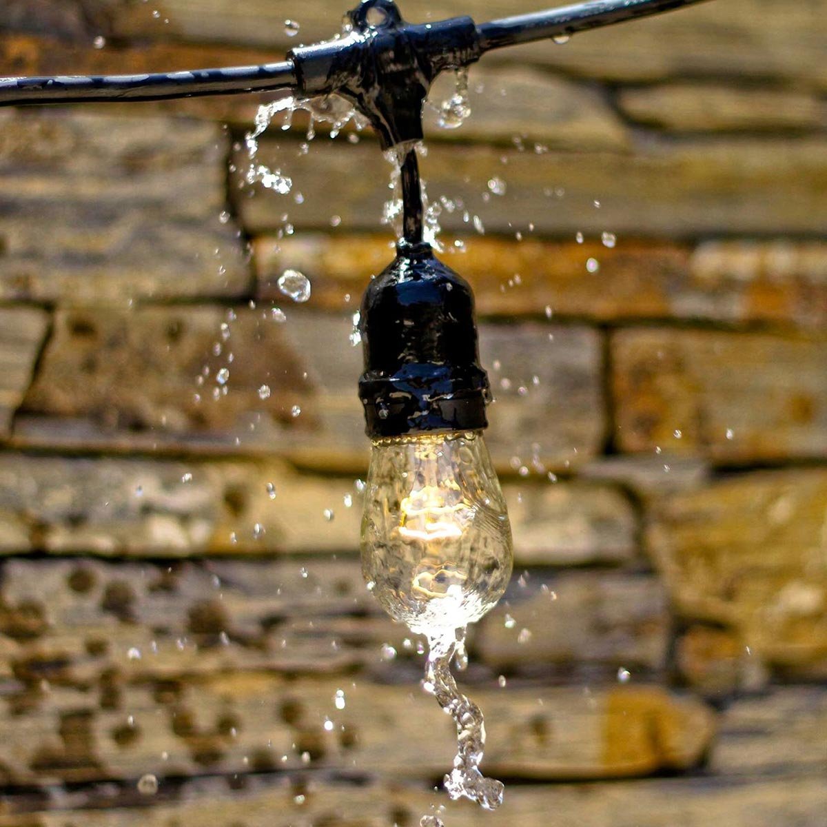 Guirlande lumineuse E27 MAFY LIGHT noir, LUMISKY