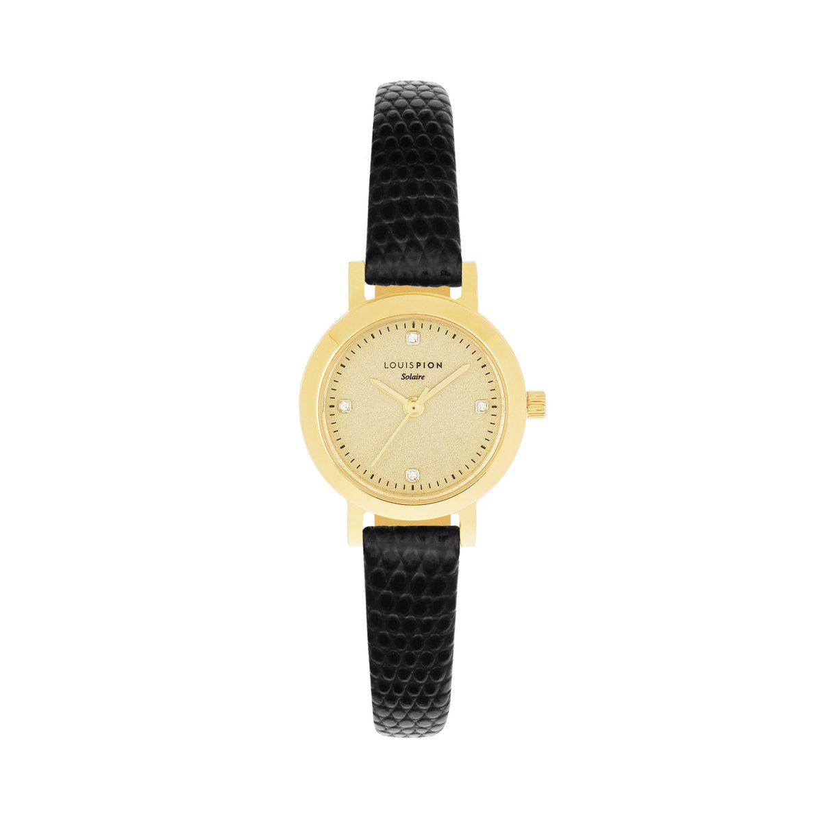 Montre Analogique LOUISE doré doré noir, LOUIS PION