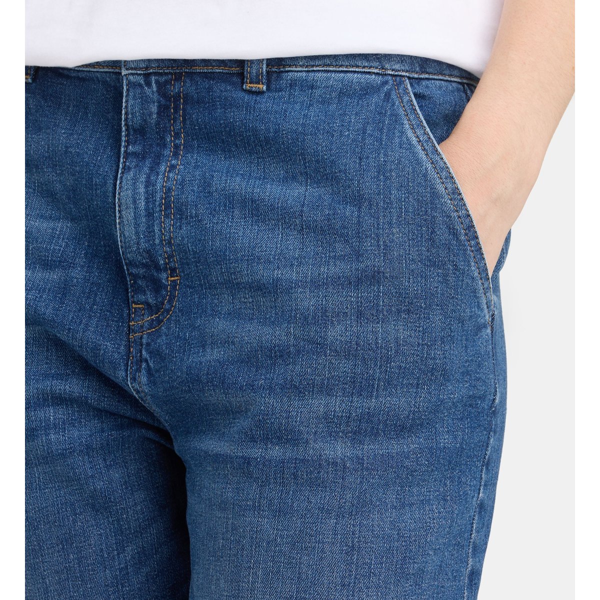 Jean flare court blake new coton bio bleu moyen, GALERIES LAFAYETTE