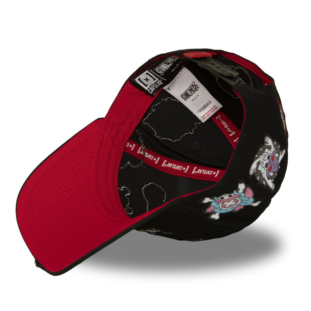 Casquette baseball One Piece noir/rouge/jaune/violet/bleu/vert/blanc, CAPSLAB