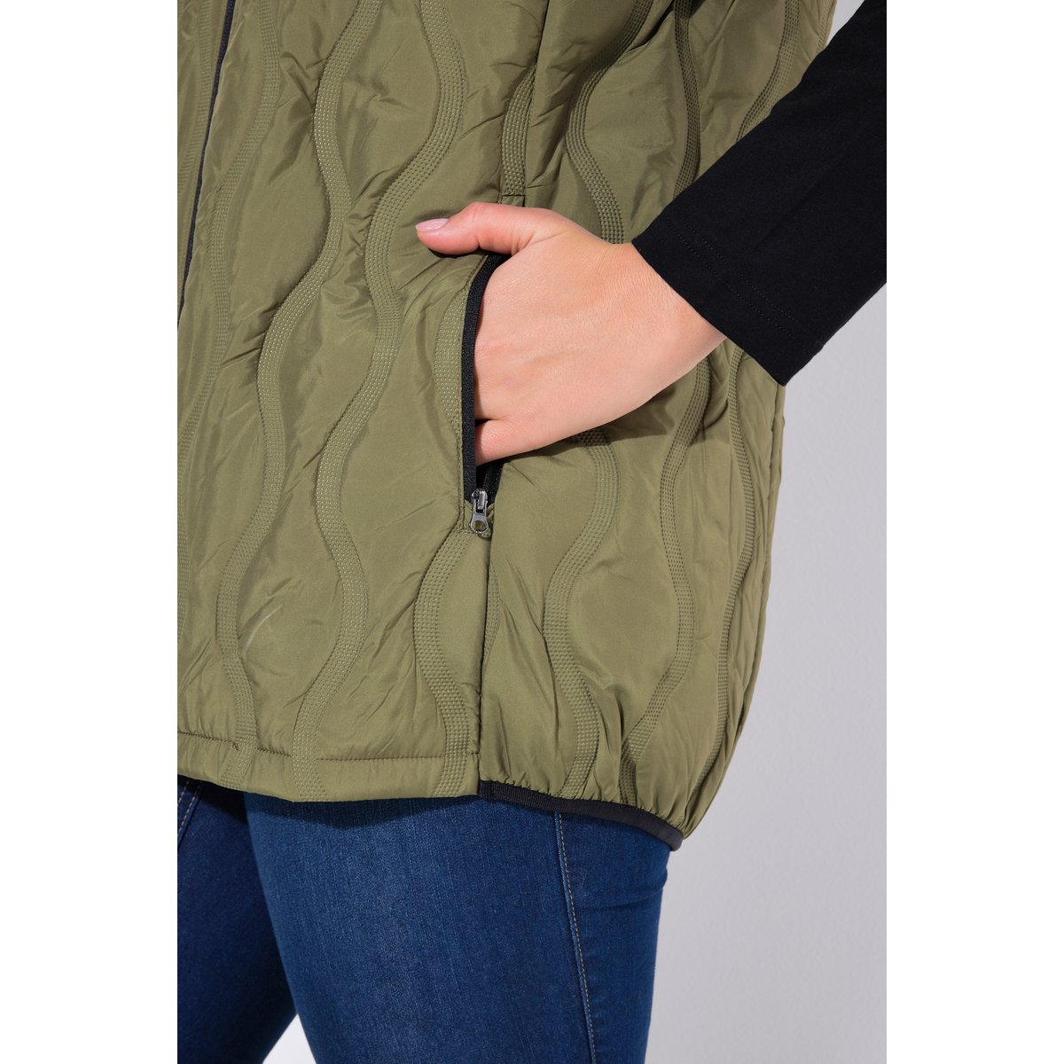 Doudoune sans manches HYPRAR vert mousse, ULLA POPKEN